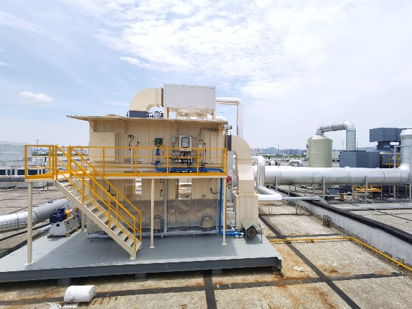 沸石濃縮轉(zhuǎn)輪裝置+(RTO)蓄熱式焚燒爐 沸石轉(zhuǎn)輪+RTO