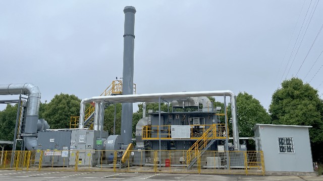 廢氣治理設備預處理+濃縮沸石轉輪+蓄熱式焚燒爐工藝流程